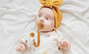 Baby Silicone Pacifier Clip With One Piece Binky Clip Holder