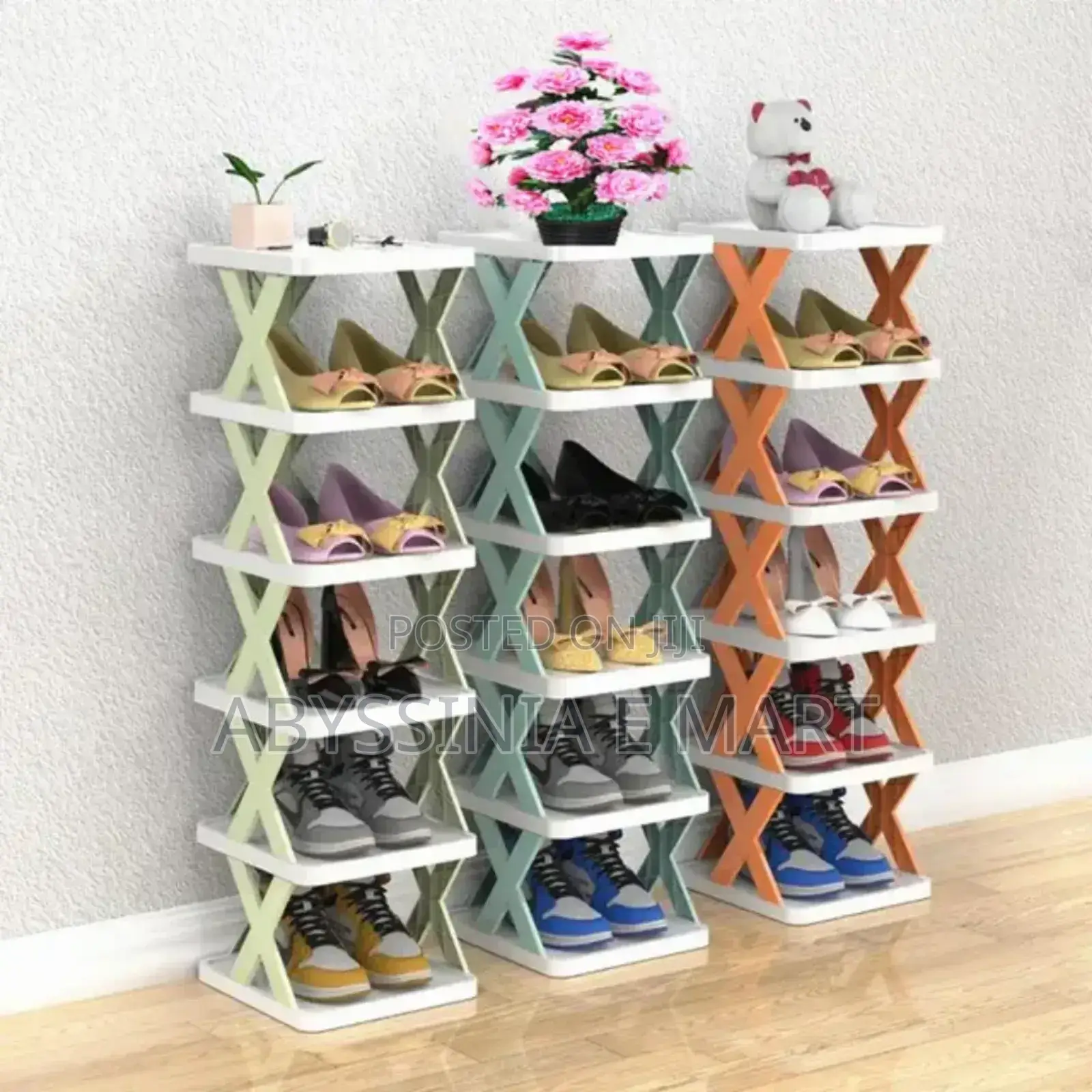 ዘመናዊ 6 Layer Shoes Rack