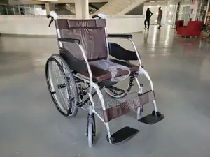 Wheelchair长a Mobility Aid With a Built-in Toilet Function
