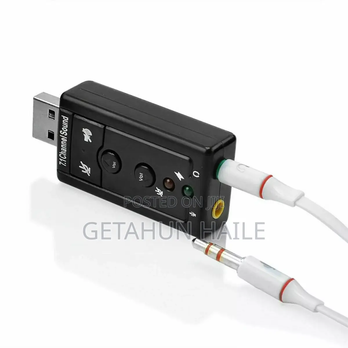 USB 2.0 Audio Sound Card Mic Adapter