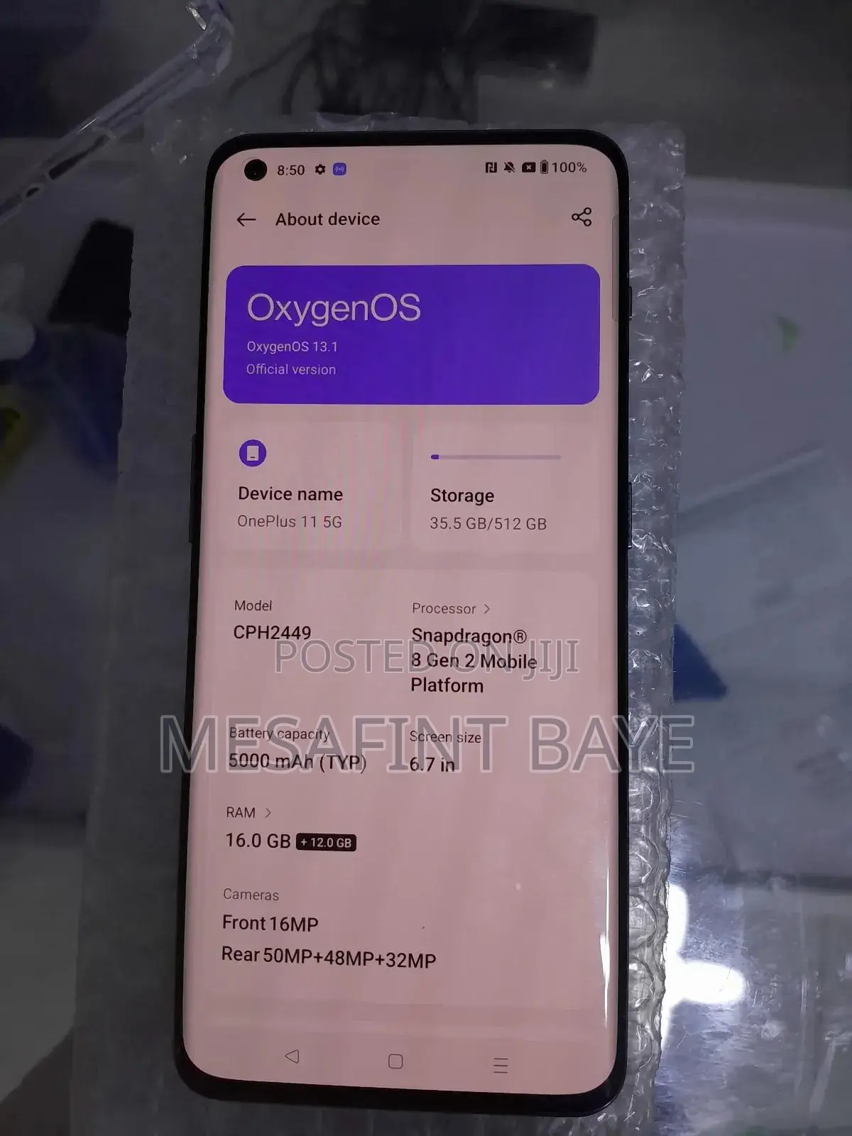 New OnePlus 11 512 GB Black