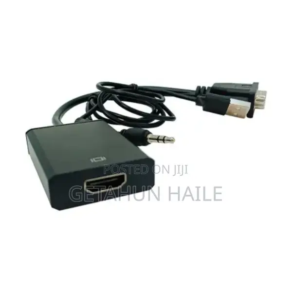 Vga to Hdmi (Vga Male to Hdmi Female Audio Video Converter )