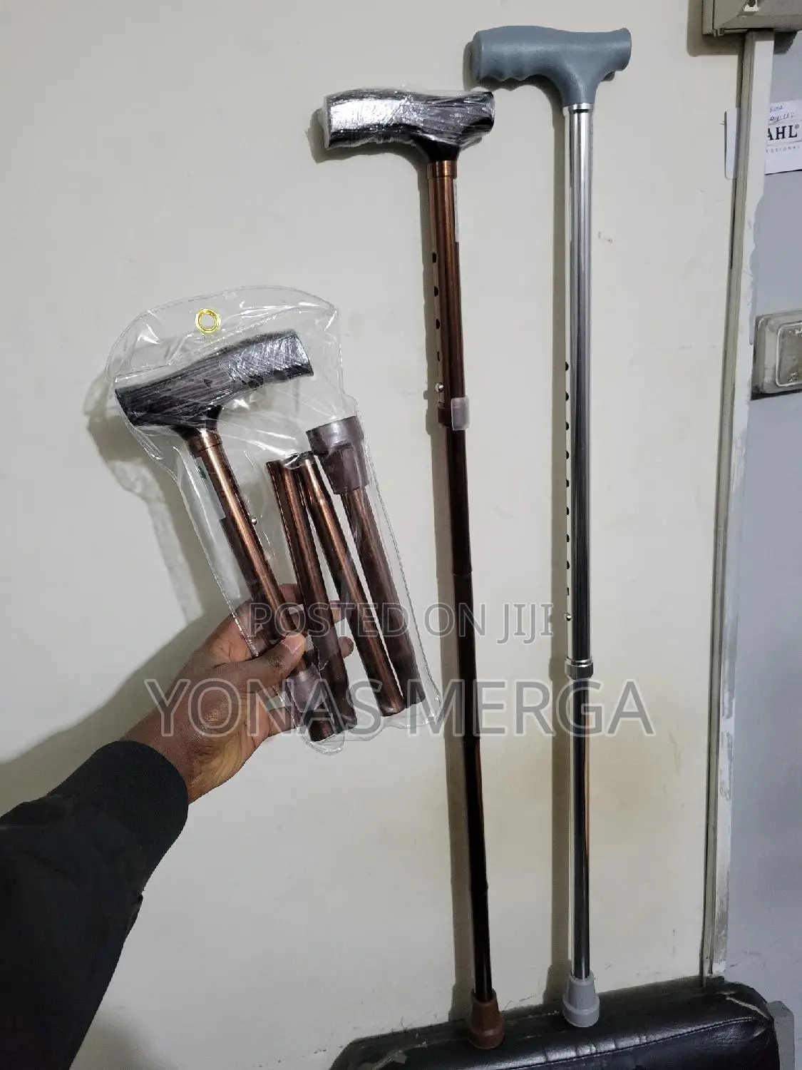 Cane Stick 虹adjustable Telescopic款 Hiking Stick Disabled