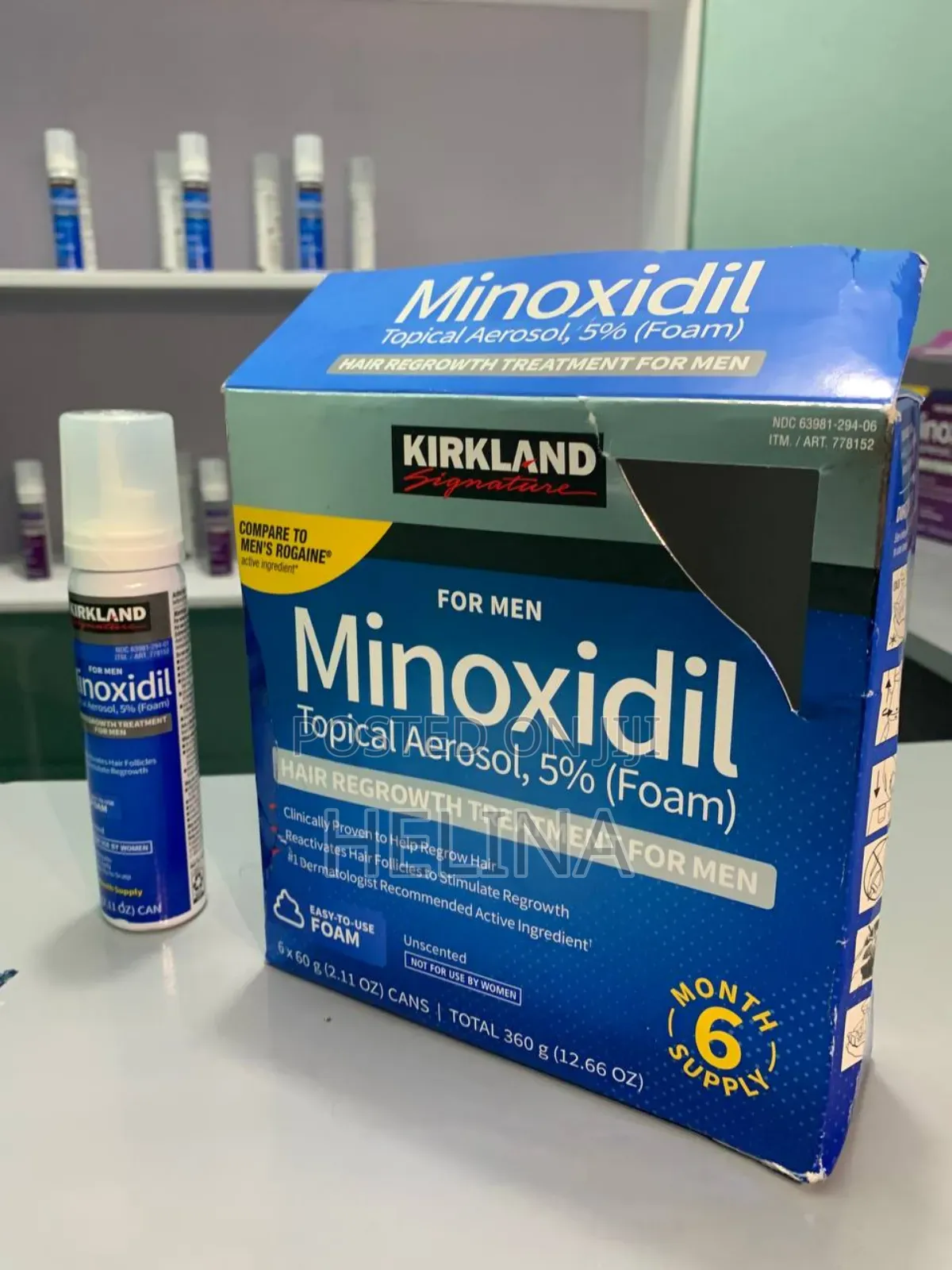 Hair Growth Foam Minoxdil