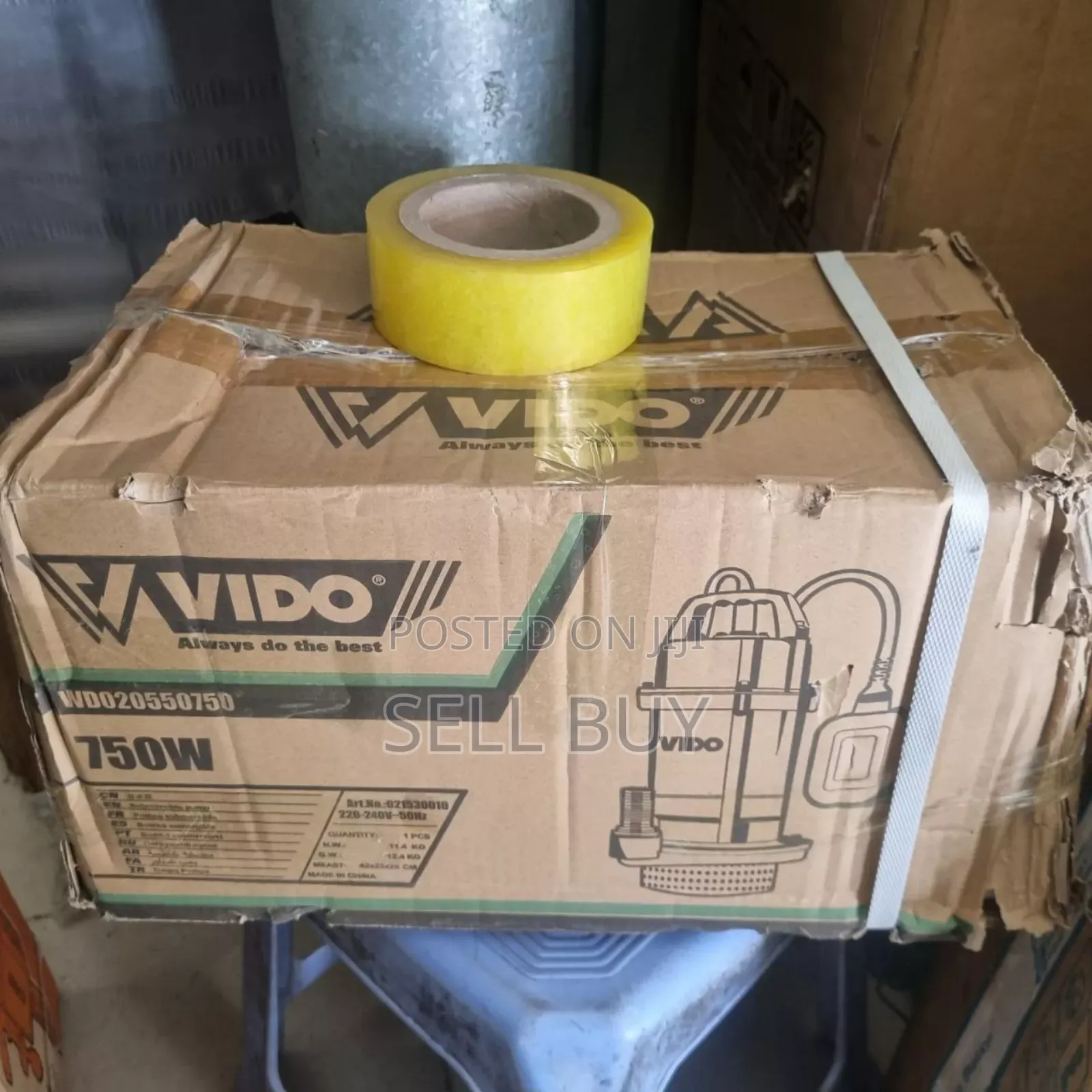 Vido Submersible Sewage 1hp Pump