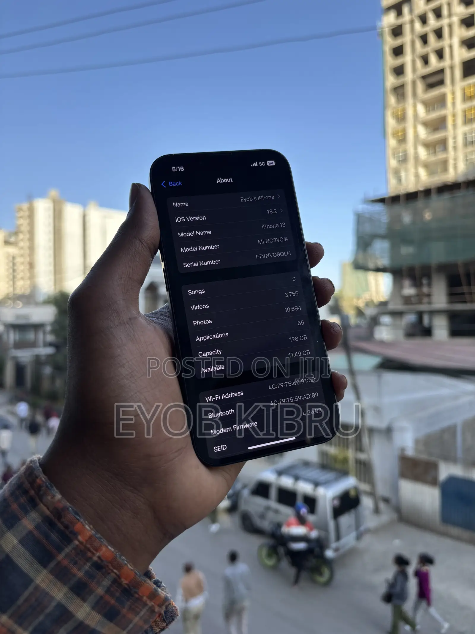 New Apple iPhone 13 128 GB Black