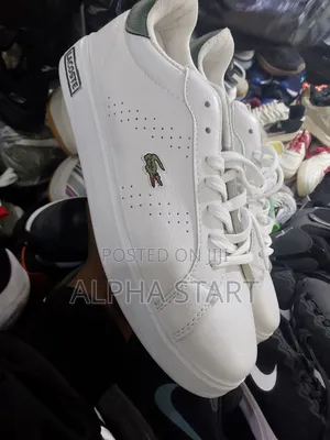 Photo - Lacoste White Color Higher Quality Shoes for You