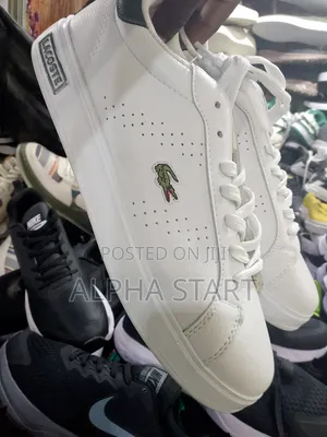 Lacoste White Color Higher Quality Shoes for You
