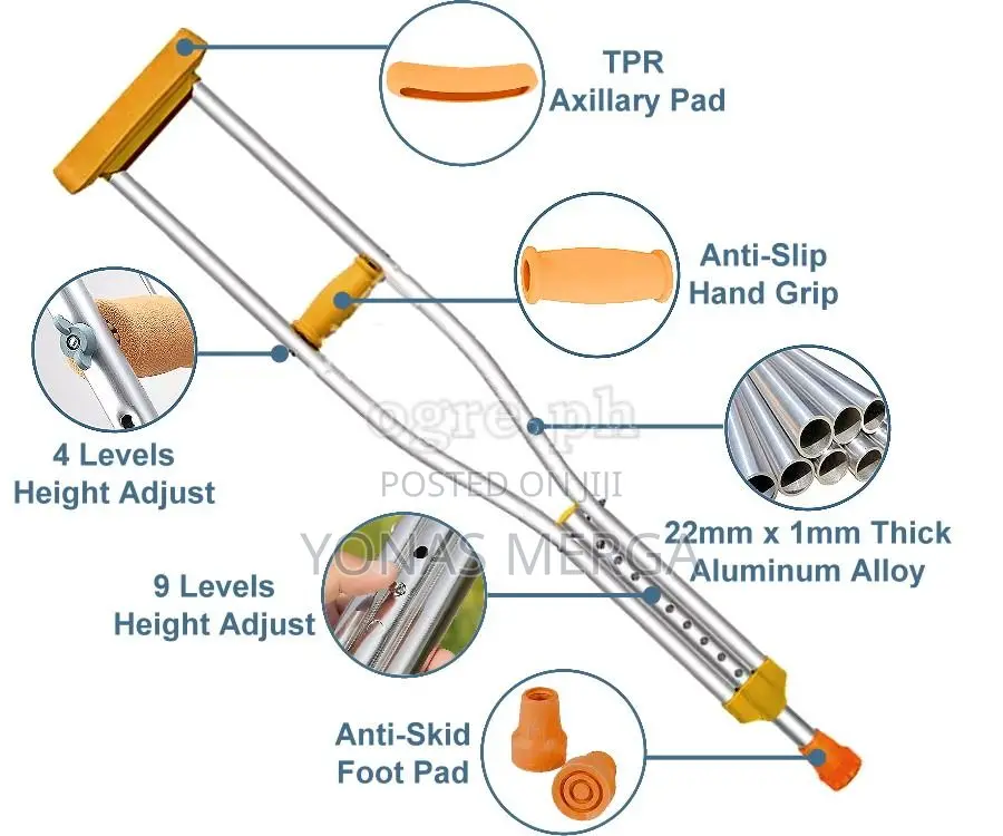 Auxiliary Crutch漆minimizing the Risk of Fall Ensure Support