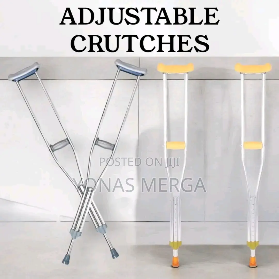 Crutches父powder Coating Under Arm Auxillary Crutch沒2pcs引ክራንች