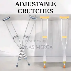 Photo - Crutches父powder Coating Under Arm Auxillary Crutch沒2pcs引ክራንች