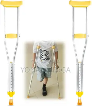 Photo - Adjustable Crutches患men/Women/Broken/Therapy Walking Stick