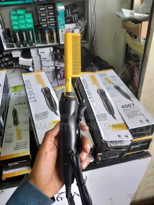 Gold Ceramic Professional Press Comb