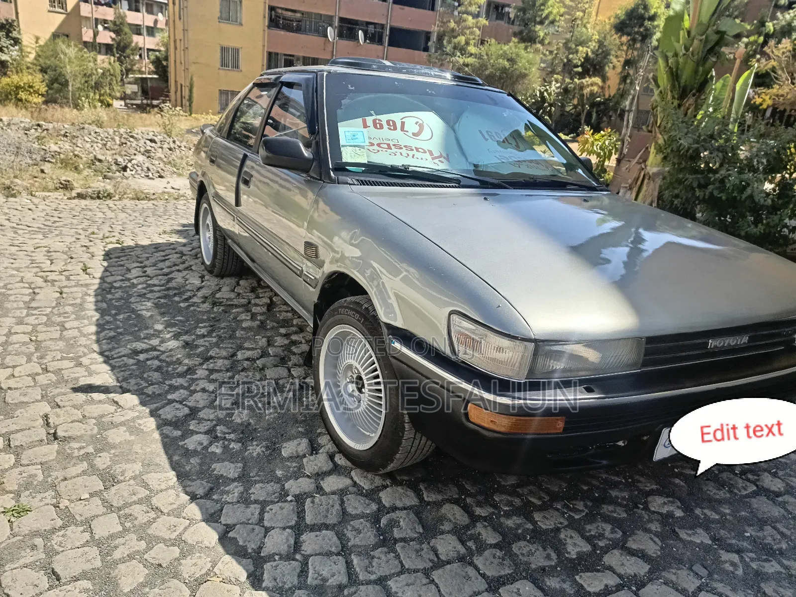 Toyota Corolla 1.8 D Hatchback 1989 Gray