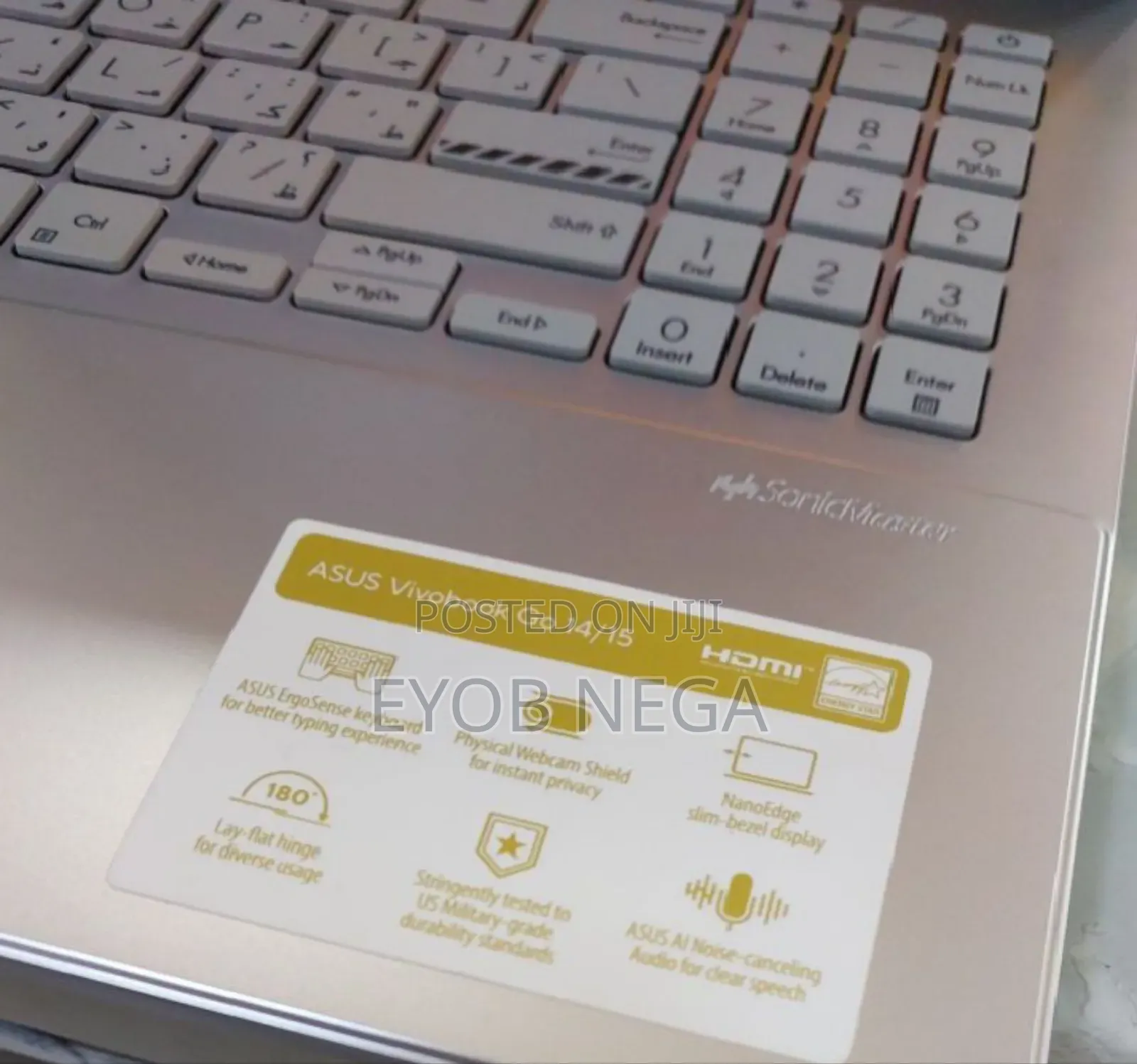 New Laptop Asus VivoBook 15 X505BA 8GB Intel Core I3 SSD 256GB