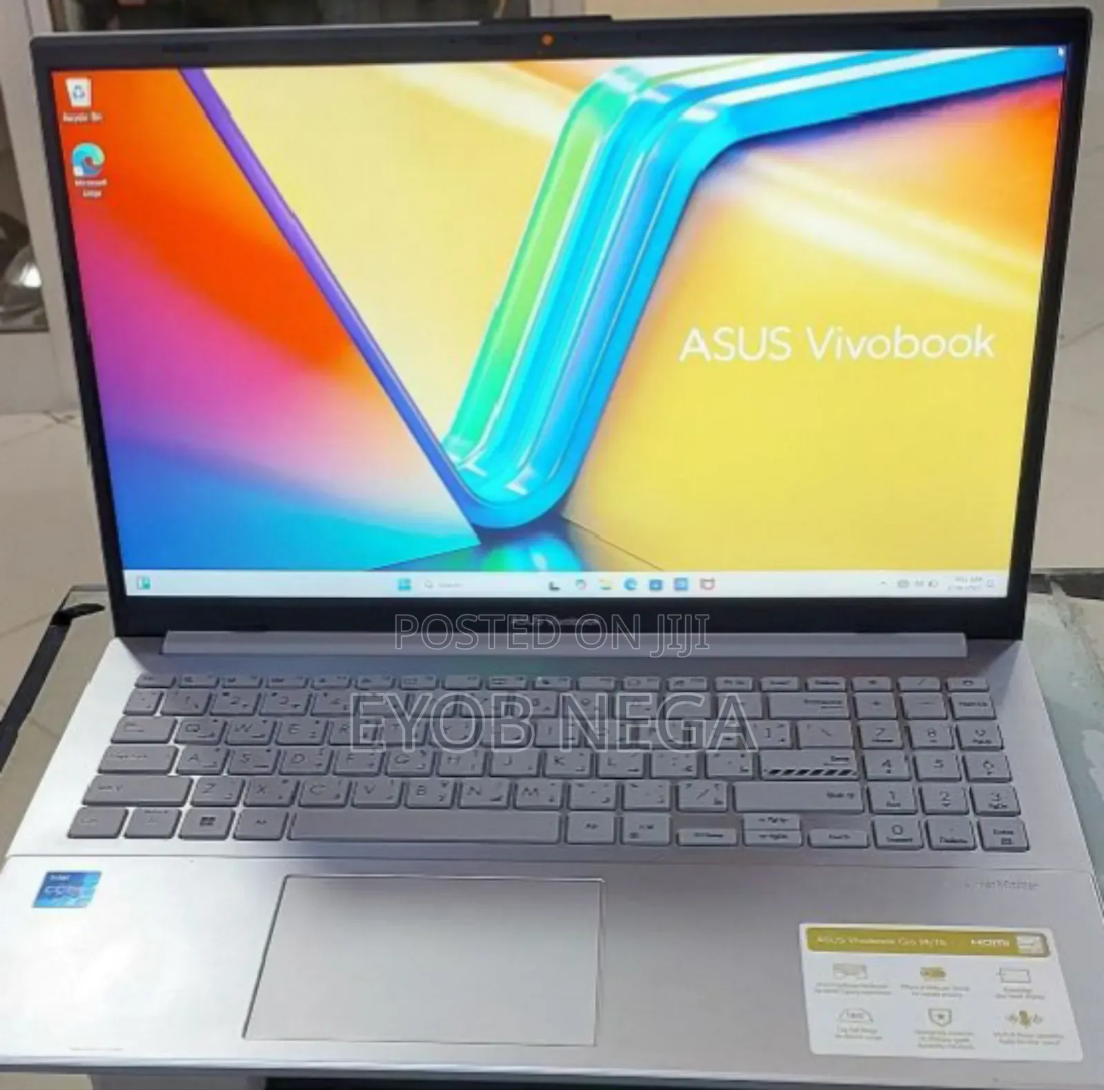 New Laptop Asus VivoBook 15 X505BA 8GB Intel Core I3 SSD 256GB