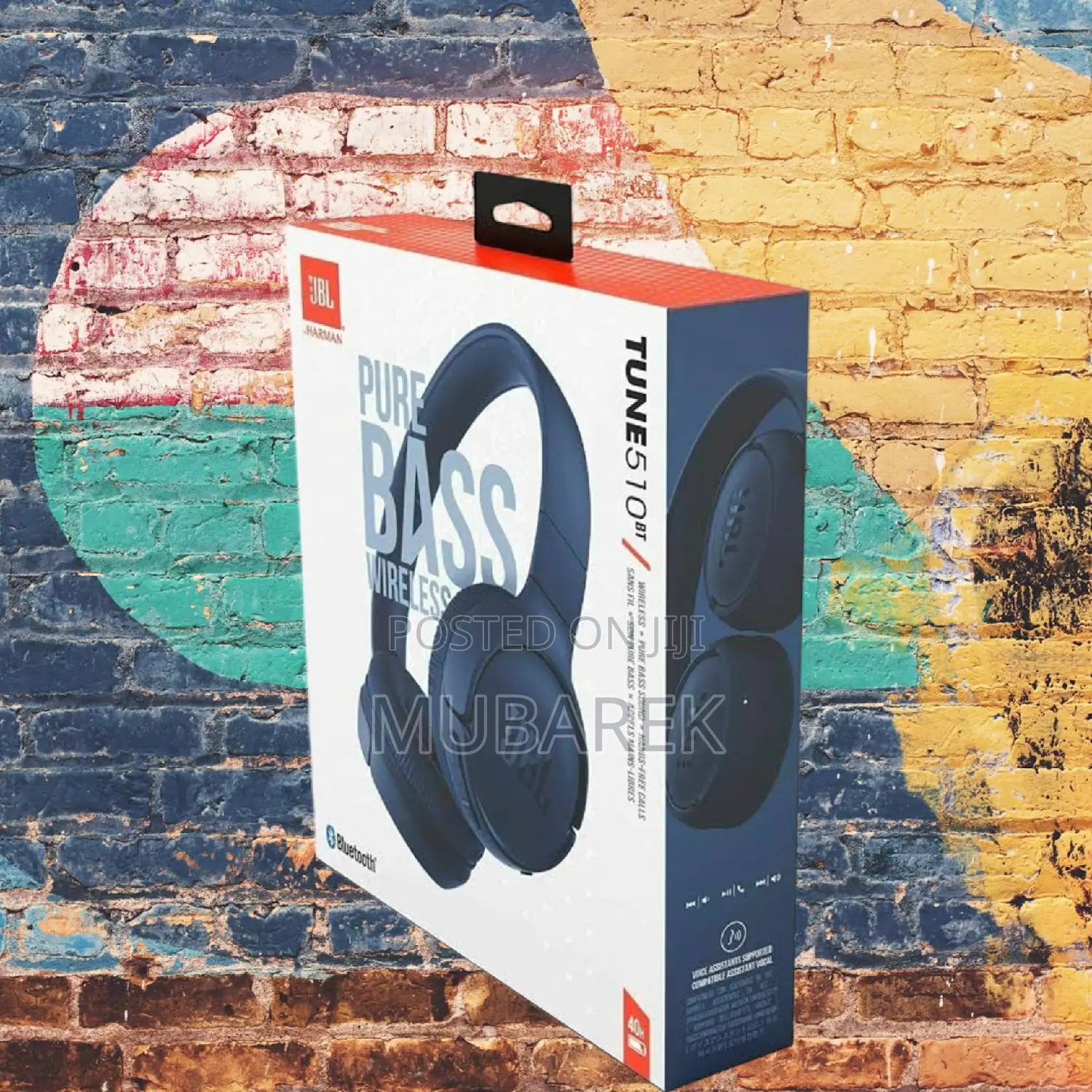 JBL TUNE 510BT Gentle Foldable Design for Portability