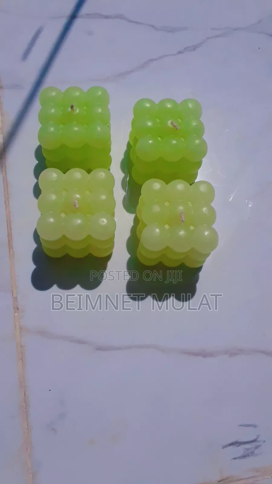 Bubble & U Shaped Candles