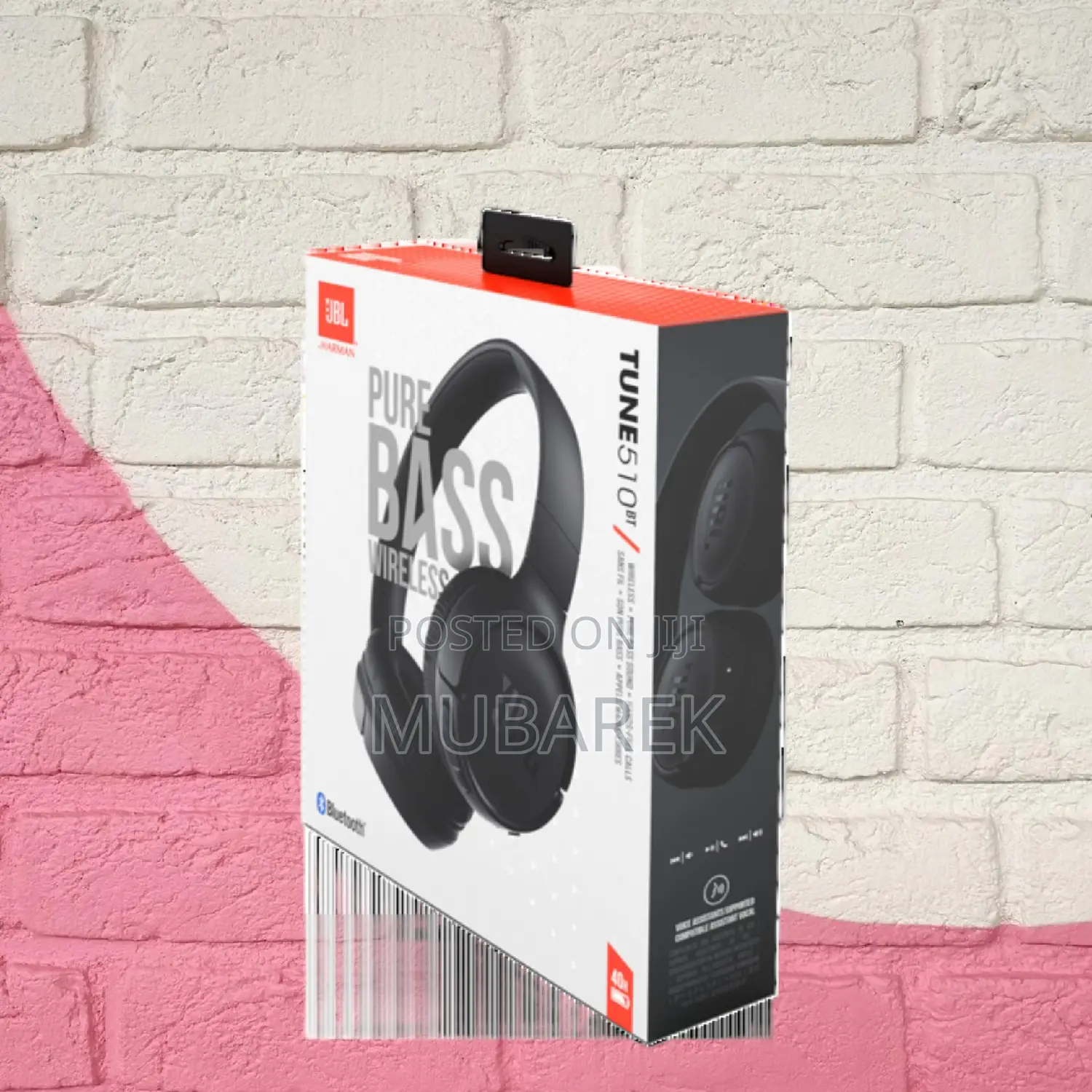 JBL TUNE 510BT Gentle Durable Build for Longevity