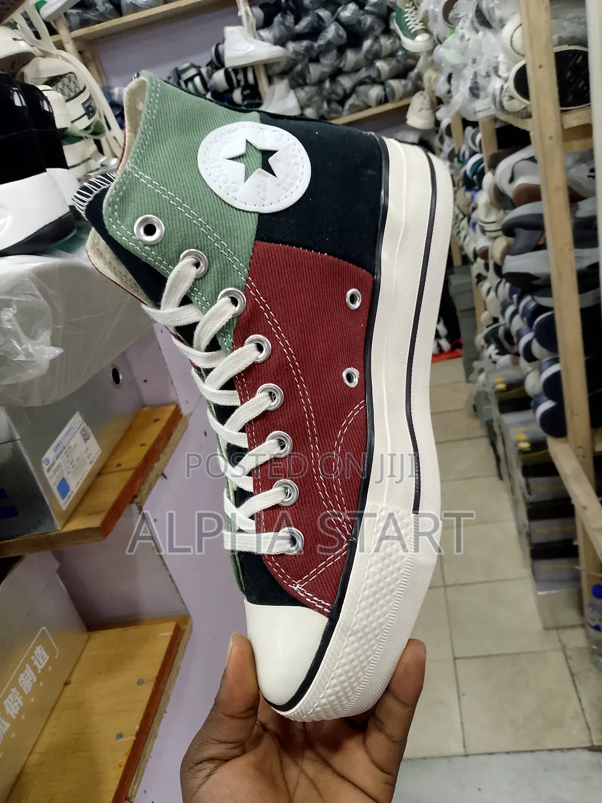 Converse All Star Green/Read/Higher Quality Shoes for You
