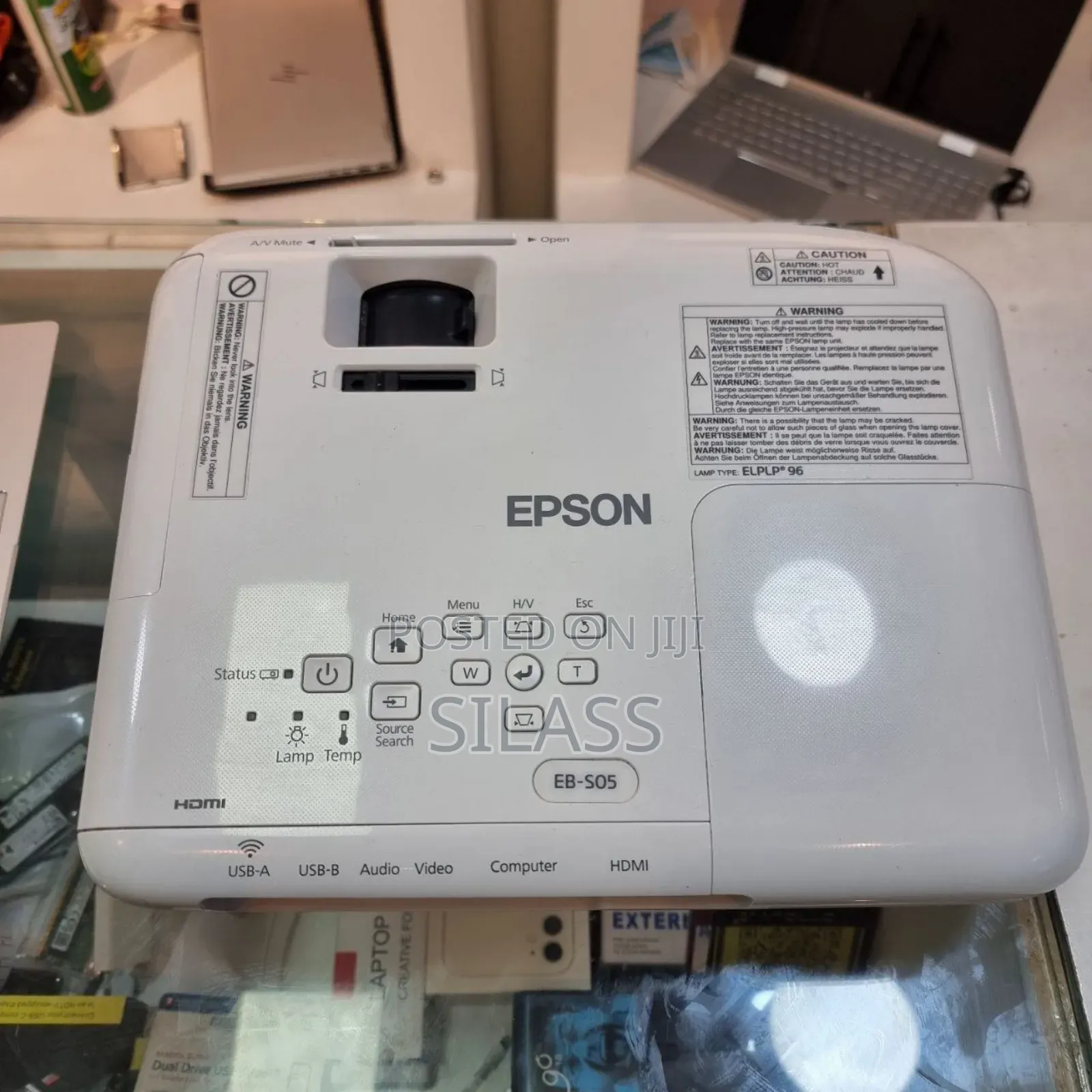 EPSON Projector Model Name: EB-S05 With Remote Hardwa