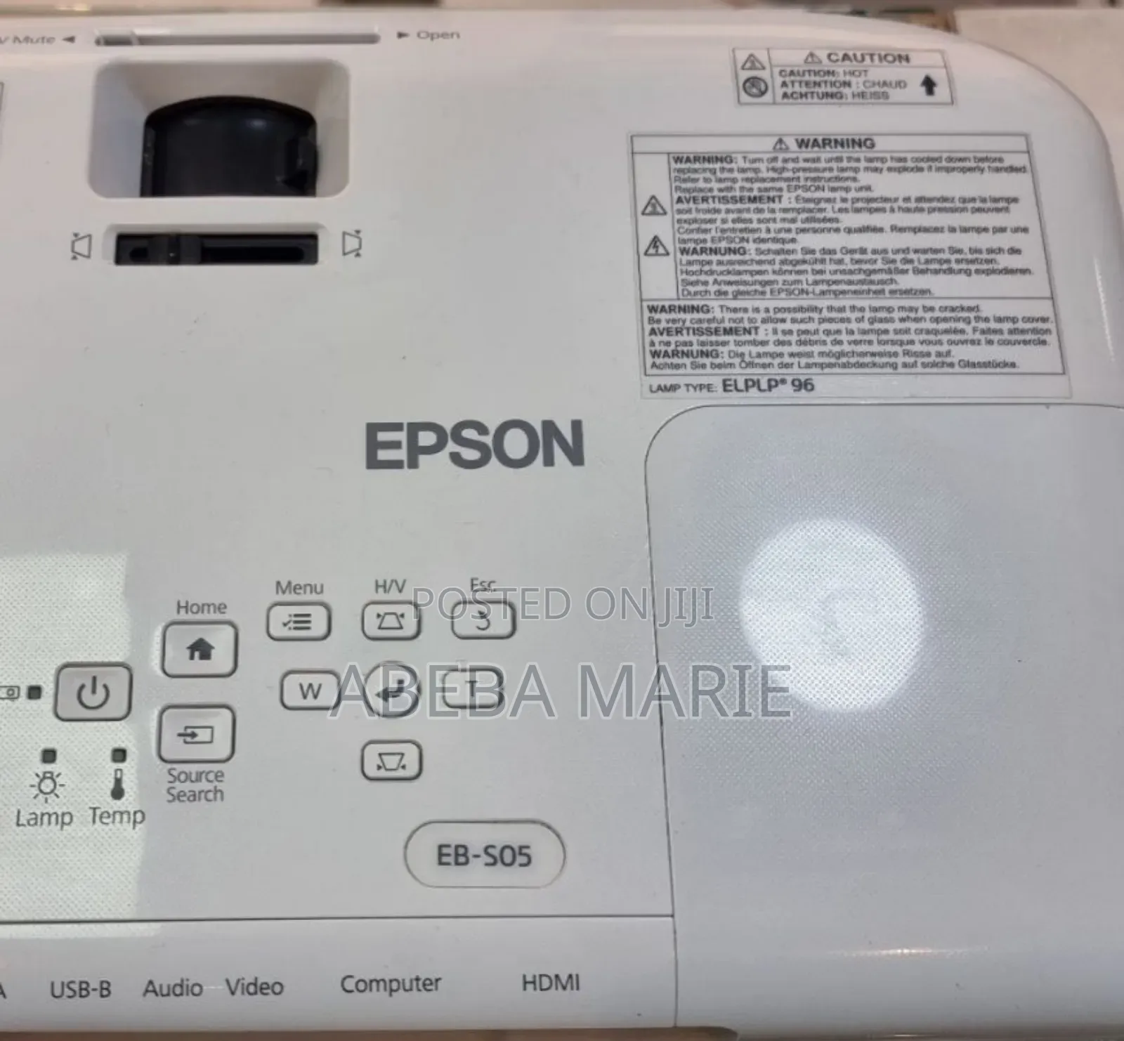 EPSON Projector Model Name: EB-S05 With Bag Hardware
