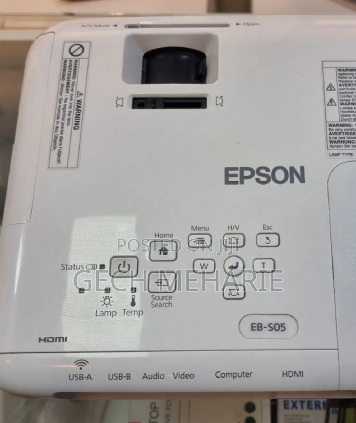 EPSON Projector Model Name: EB-S05 With Bag Hardwa1