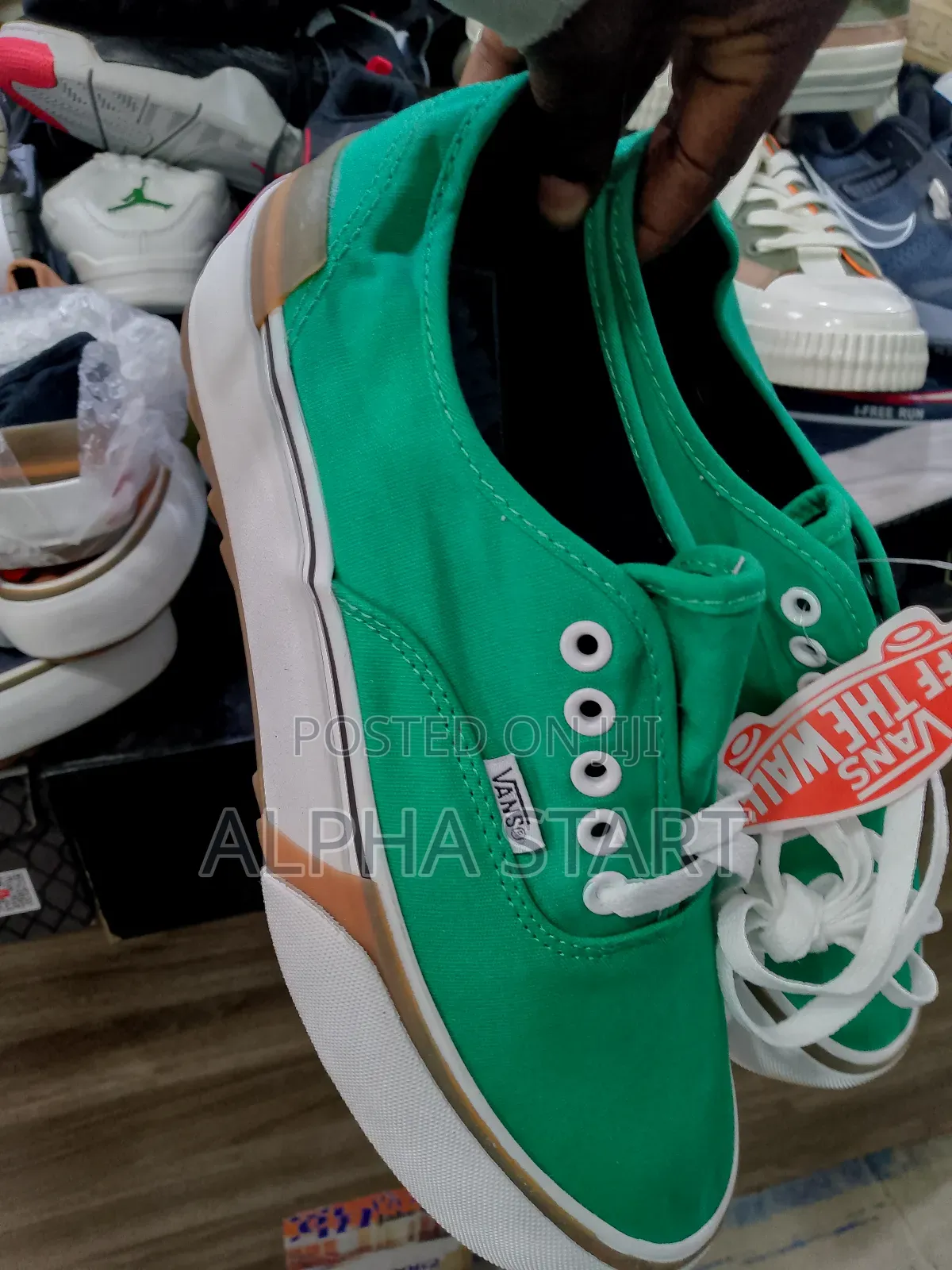 Vans Green Dable Sole Hither Quality Shoes for You