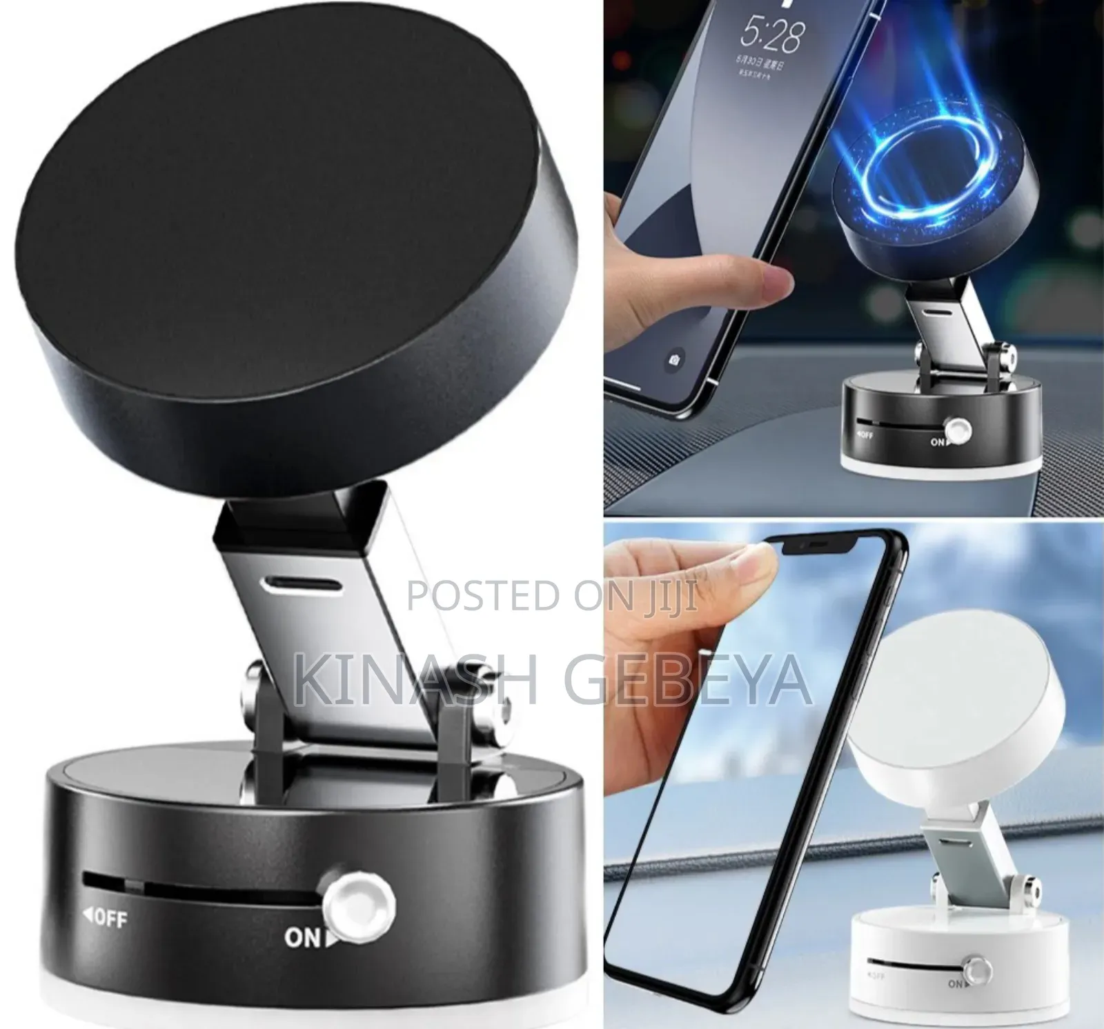 Vacuum Suction Phone Holder