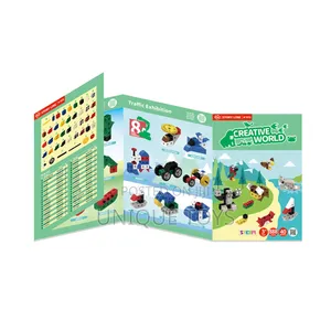 Creative World STEM Building Blocks Set, 40 Models, 888 PCS