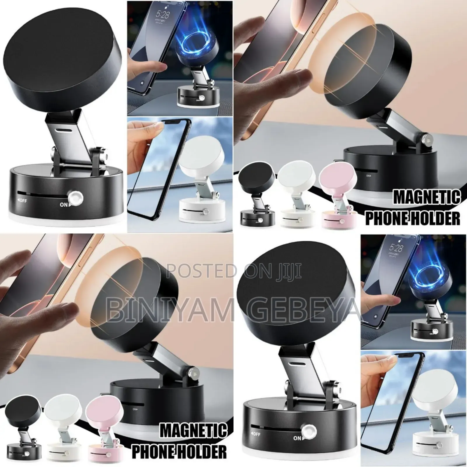 Original Vacuum Suction Phone Holder ለሁሉም አይነት Smart Phone