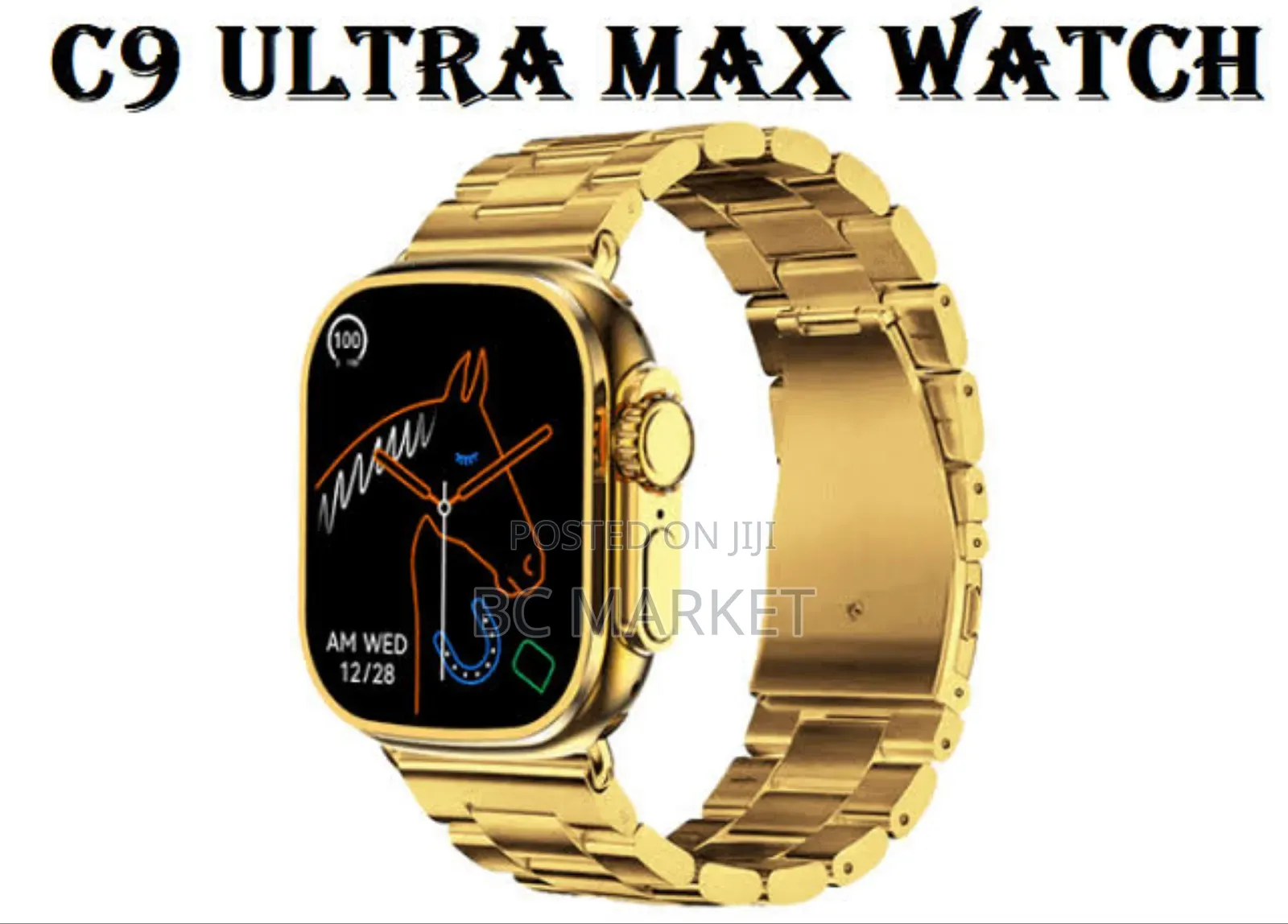 Ultra HD Display Smart Watch Two Strap