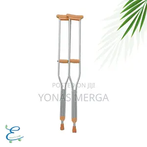 Photo - Aluminium Underarm Crutches漪, Adults Seniors 4’6”–5’2”Tall