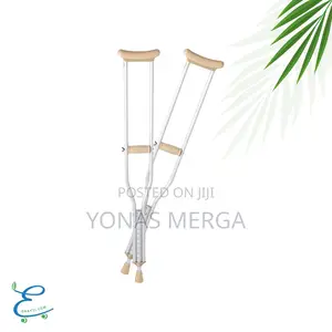 Aluminium Underarm Crutches漪, Adults Seniors 4’6”–5’2”Tall