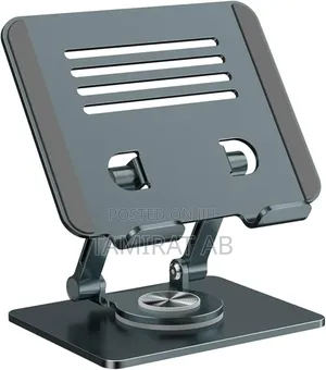 Photo - Foldable 360° Rotatable Tablet Stand for Desk