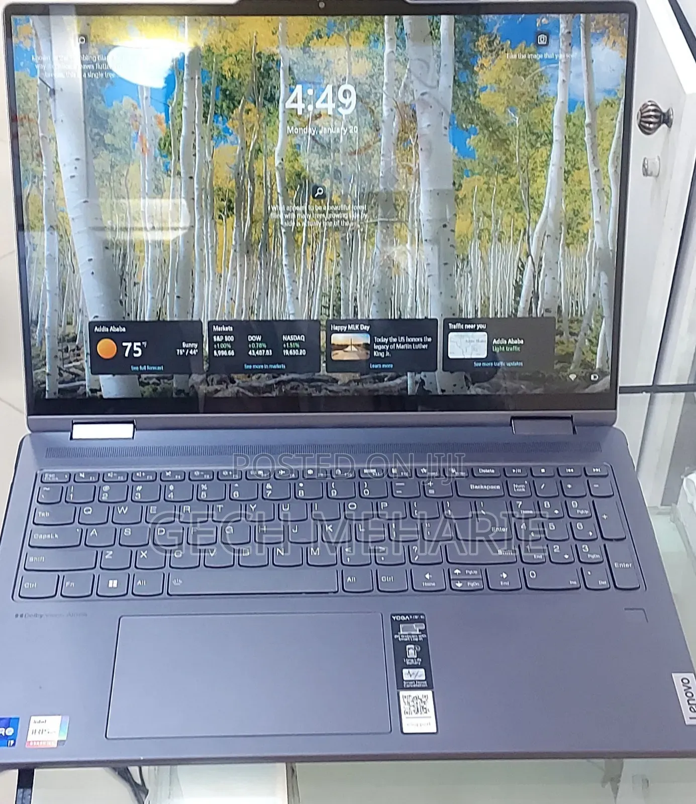 New Laptop Lenovo Yoga 7i 16GB Intel Core I7 SSD 512GB