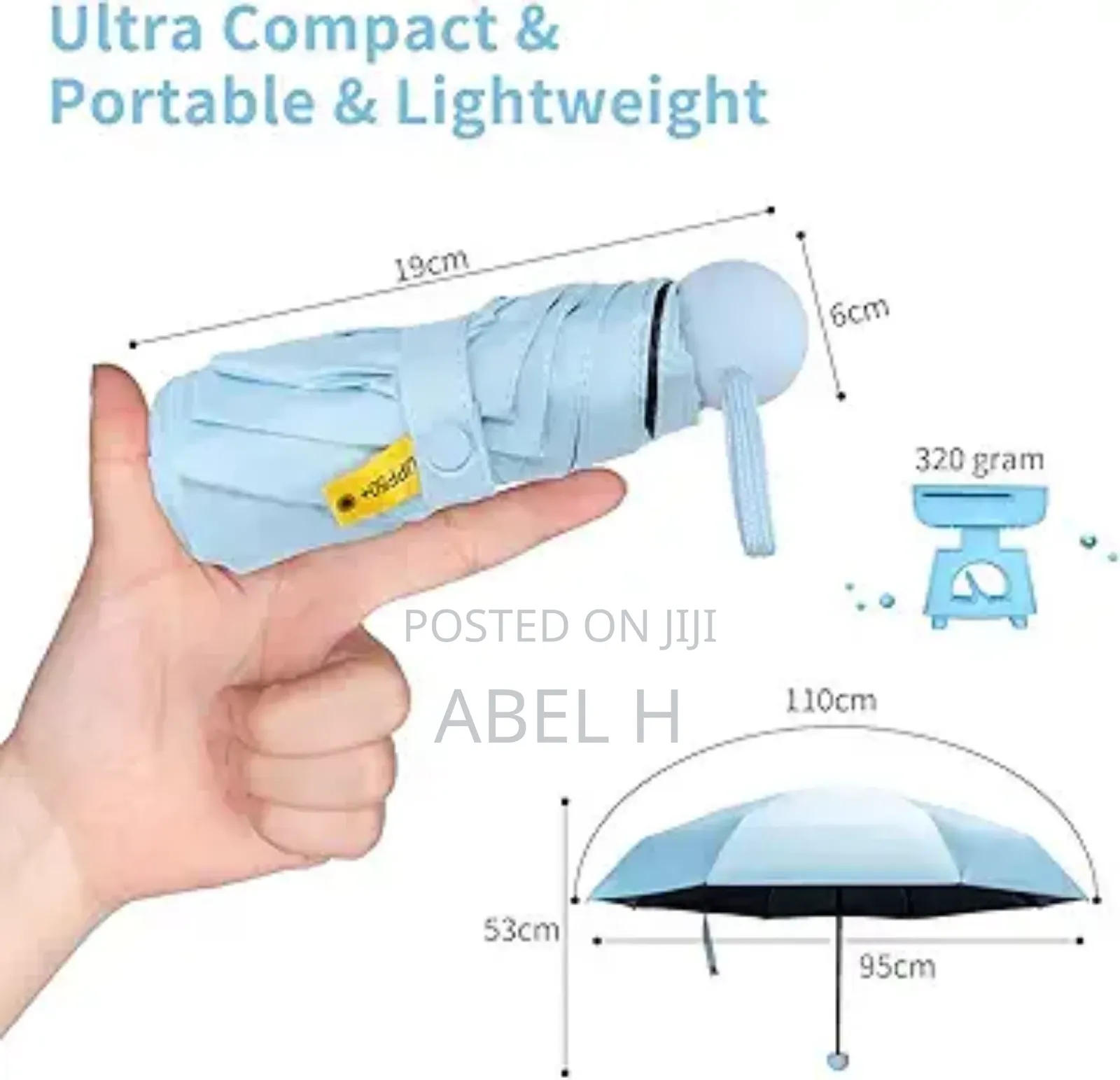 Mini Pocket UV Umbrella UPF 50+