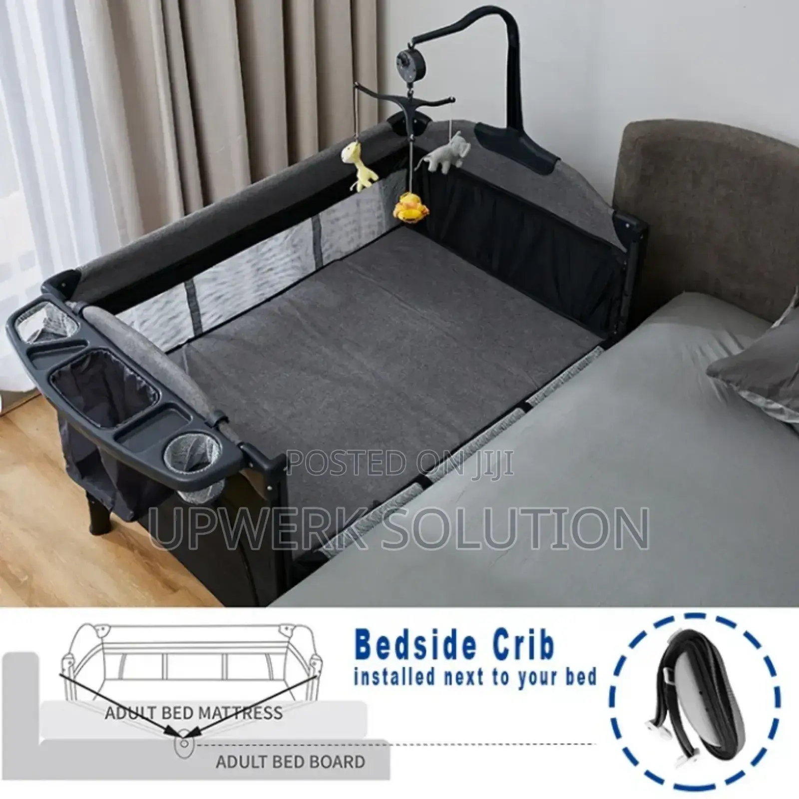 High Quality Foldable Multifunctional Baby Bed