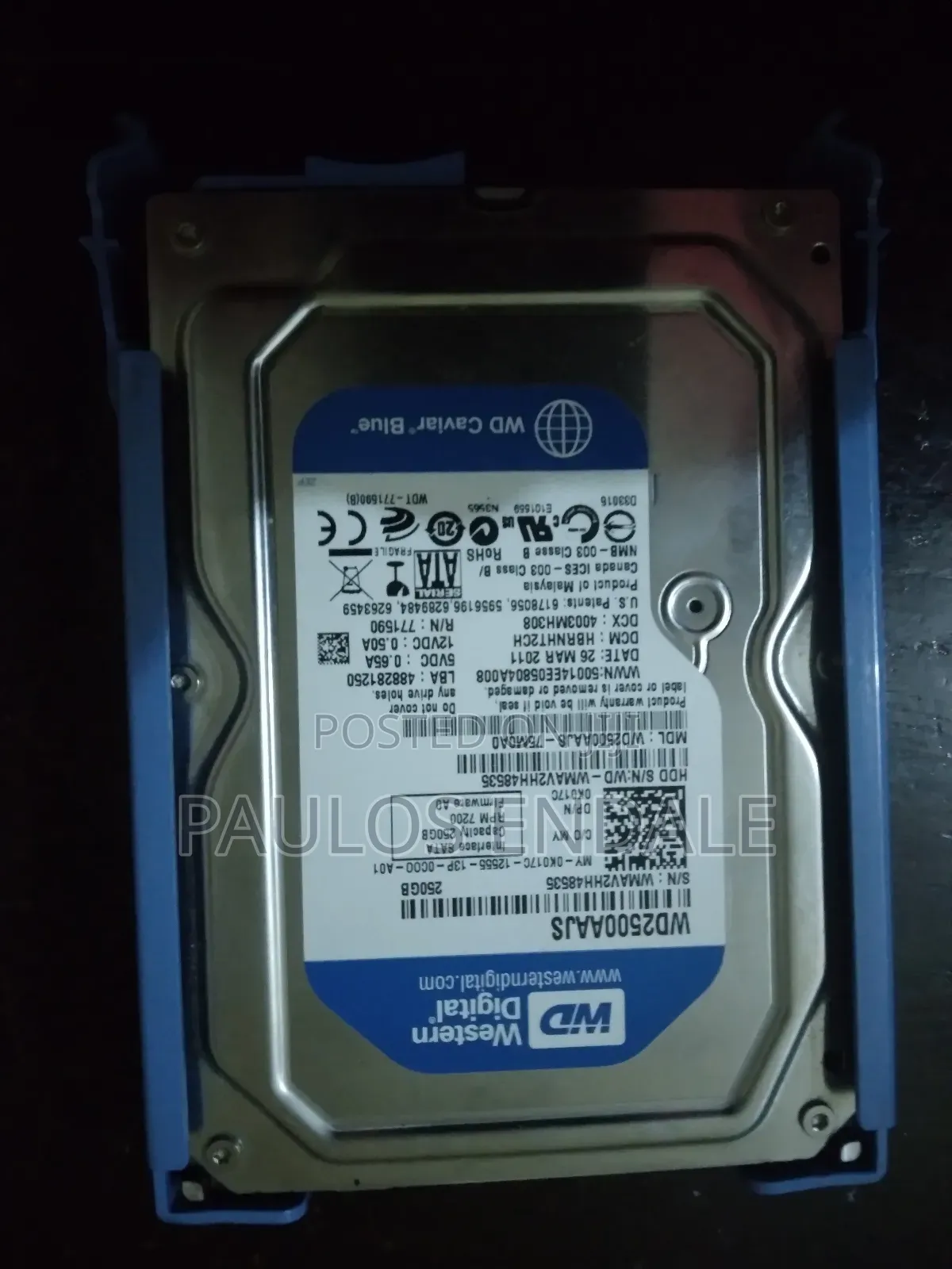 250gb Internal Desktop Hard Drive