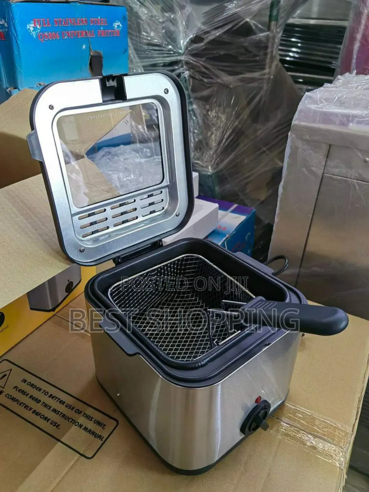 Boma Mini Deep Fryer ትንሿ የችብስ መጥበሻ