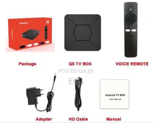 Photo - Q5 Plus Android Tv Box (Tv Smart ማድረጊያ )