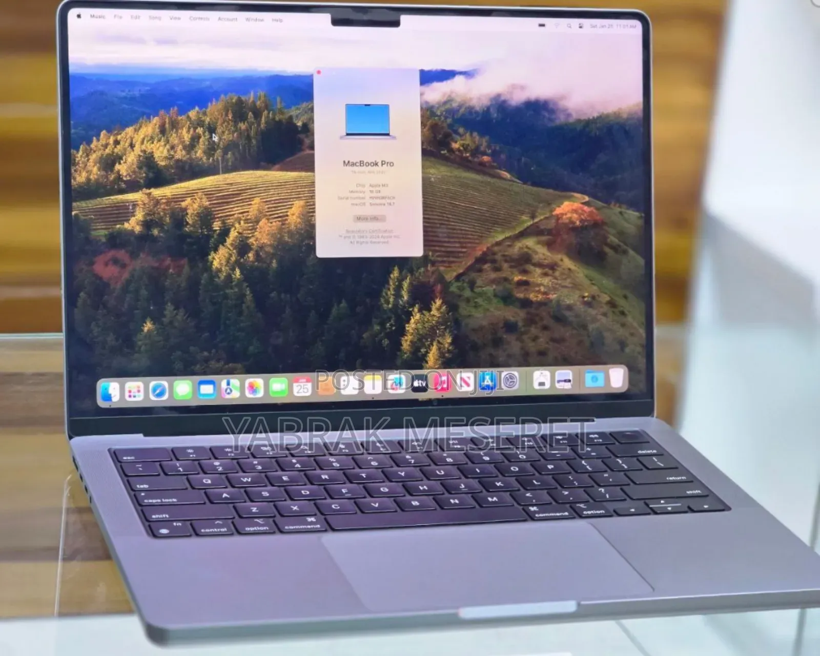 New Apple MacBook Pro 2023 M3 14-Inch 16GB Apple M3 Pro SSD 512GB