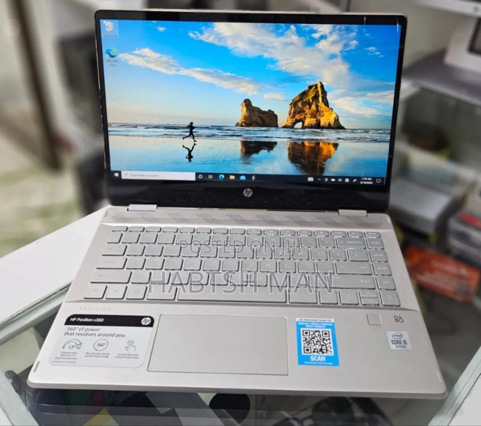 New Laptop HP Pavilion X360 8GB Intel Core I5 SSD 256GB