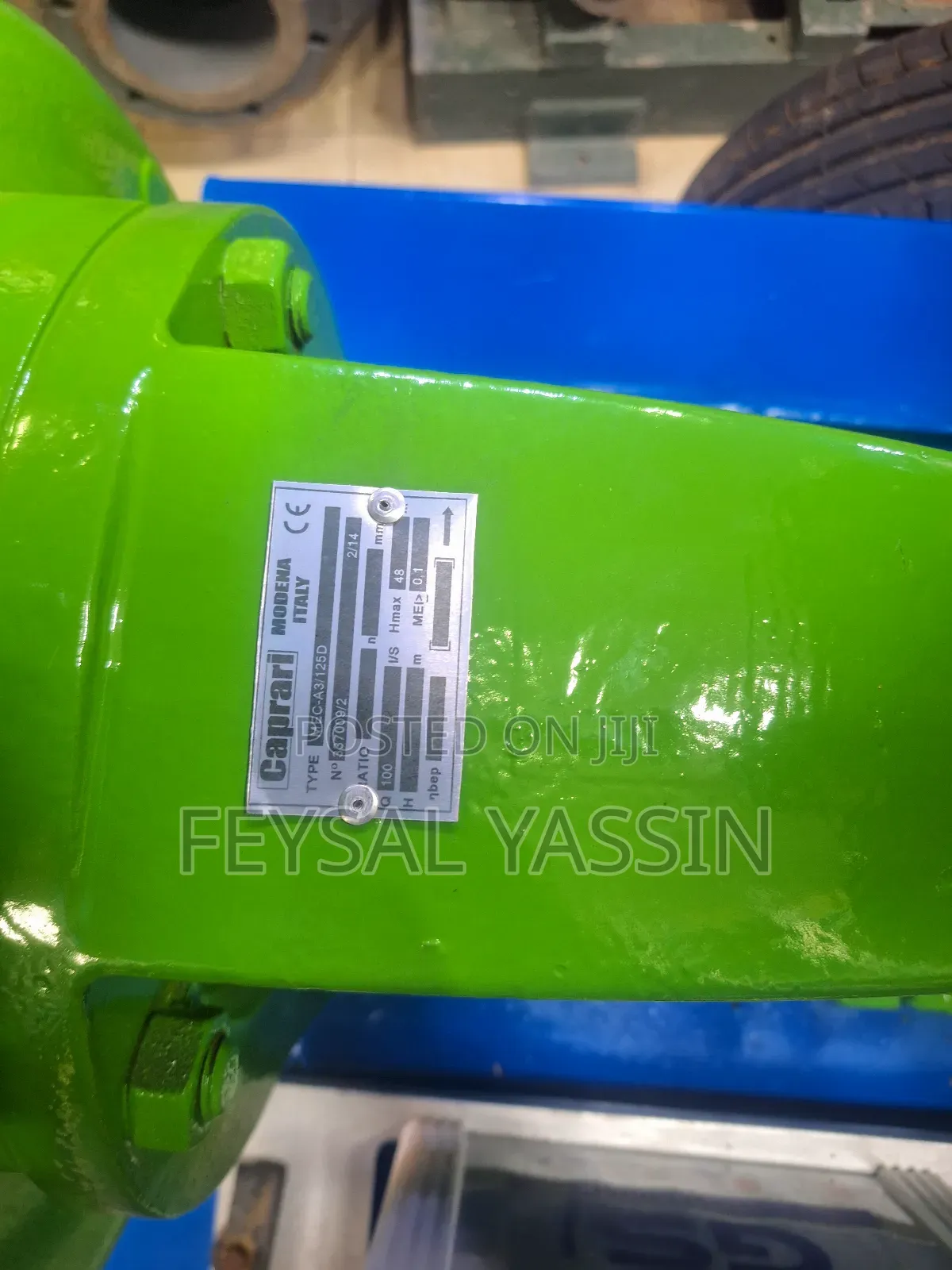 የመስኖ ፓንፖ Water Pump IVECO ENGINE CAPRARI PUMP