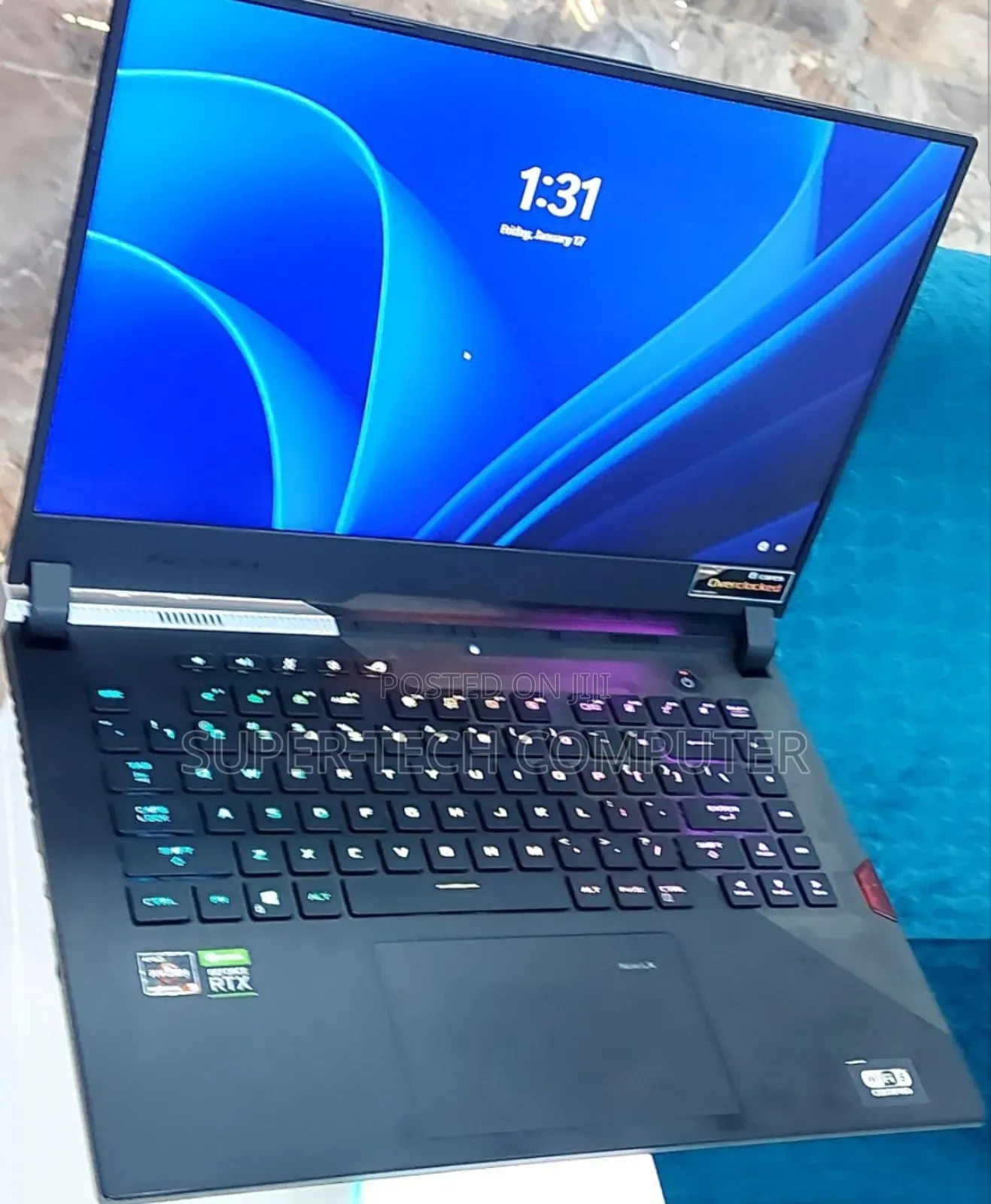 New Laptop Asus ROG G703 16GB AMD Ryzen 9 SSD 1T