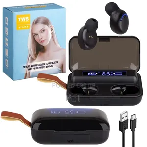 Photo - F9 Airpod የራሱ ፓውር ባንክ ያለው በቅናሽ