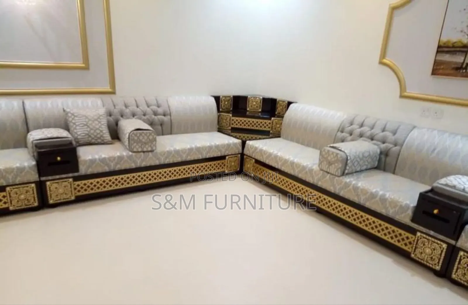 Swank Arabian Majlis Charged Per Square Meter.