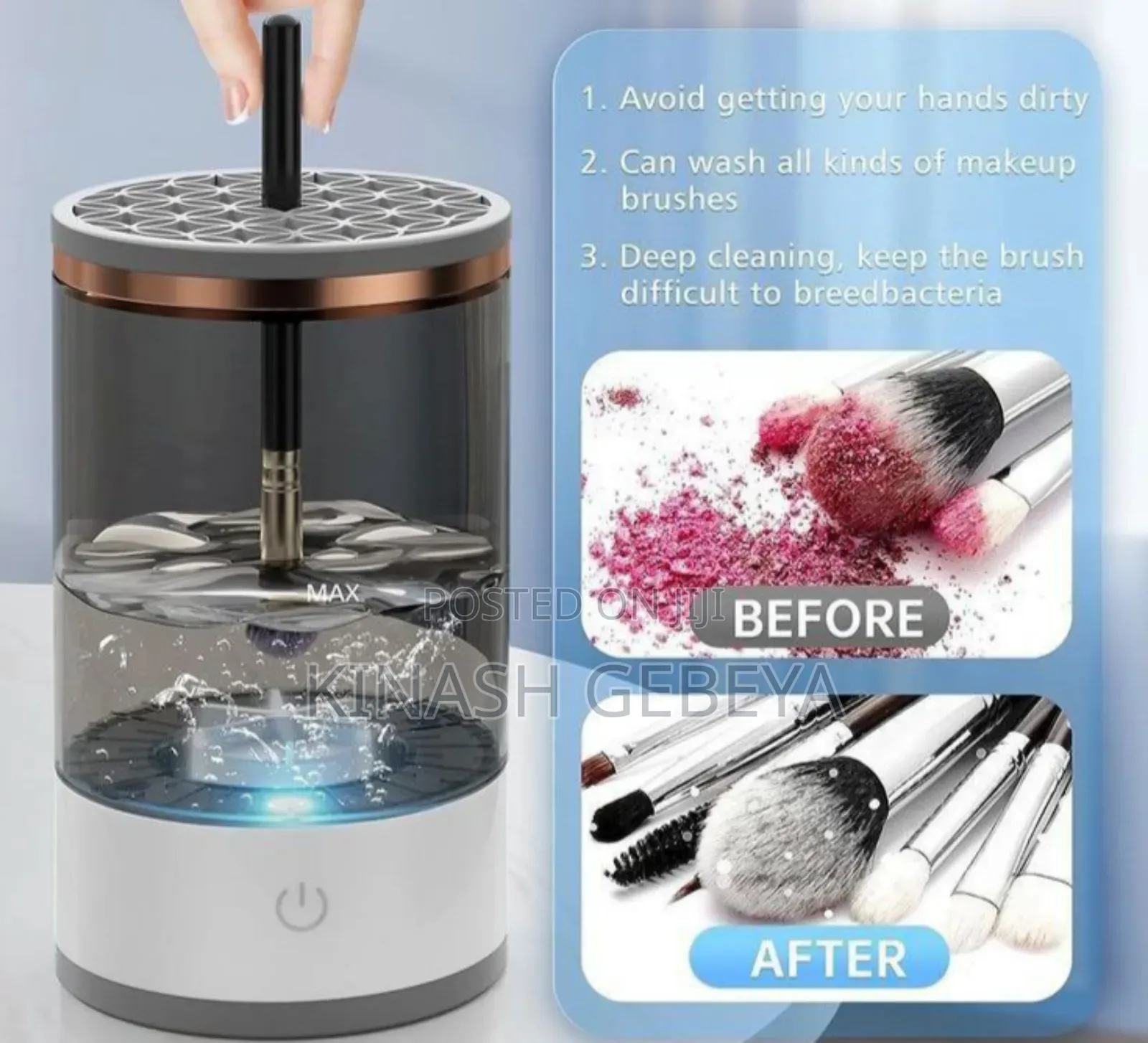 Electric Makeup Brush Cleaner