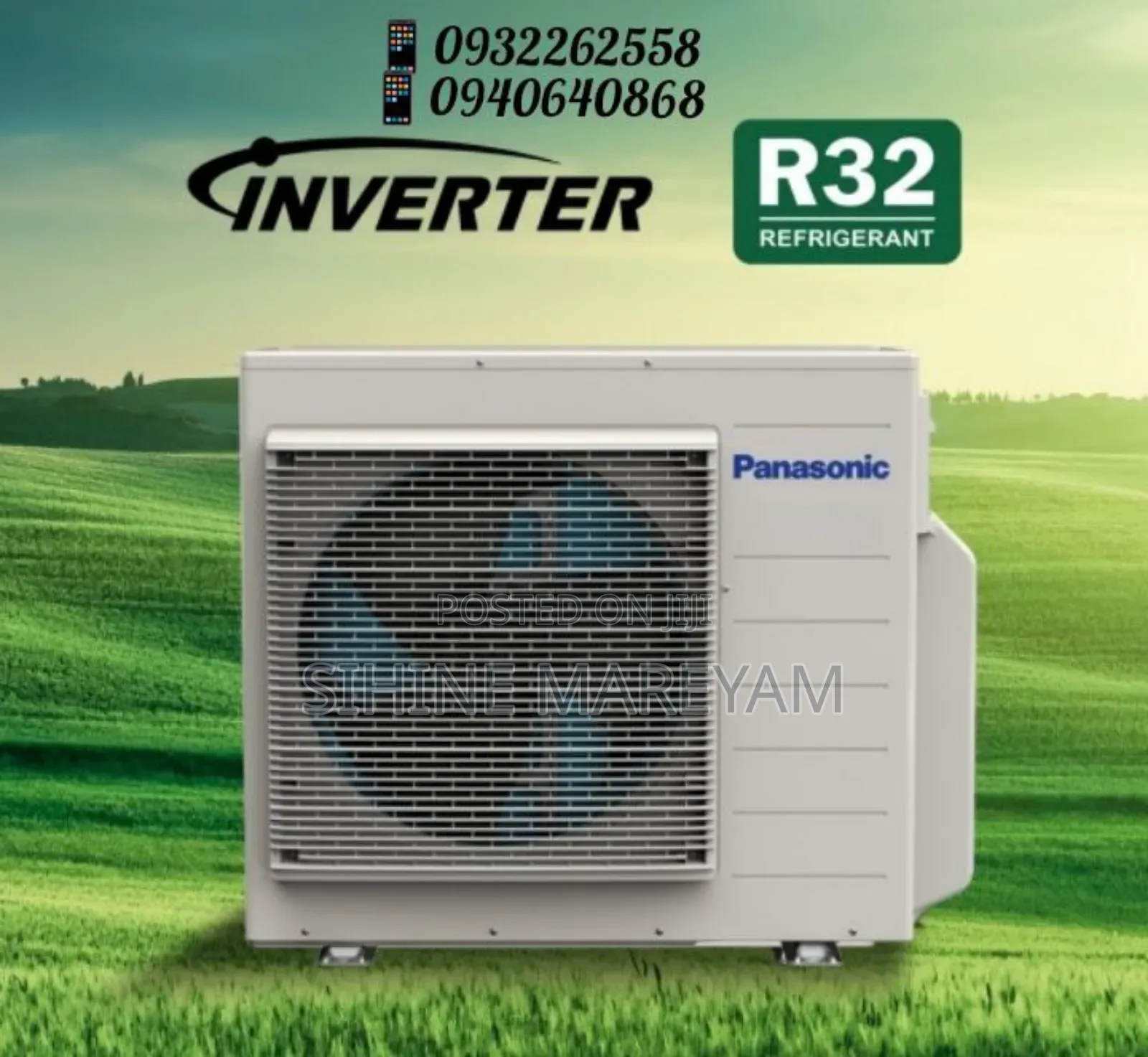24bitt Panasonic Air Conditioner, ፣ ለኢንዱስትሪ ፓርኮች ለጂም ቤቶች ፣