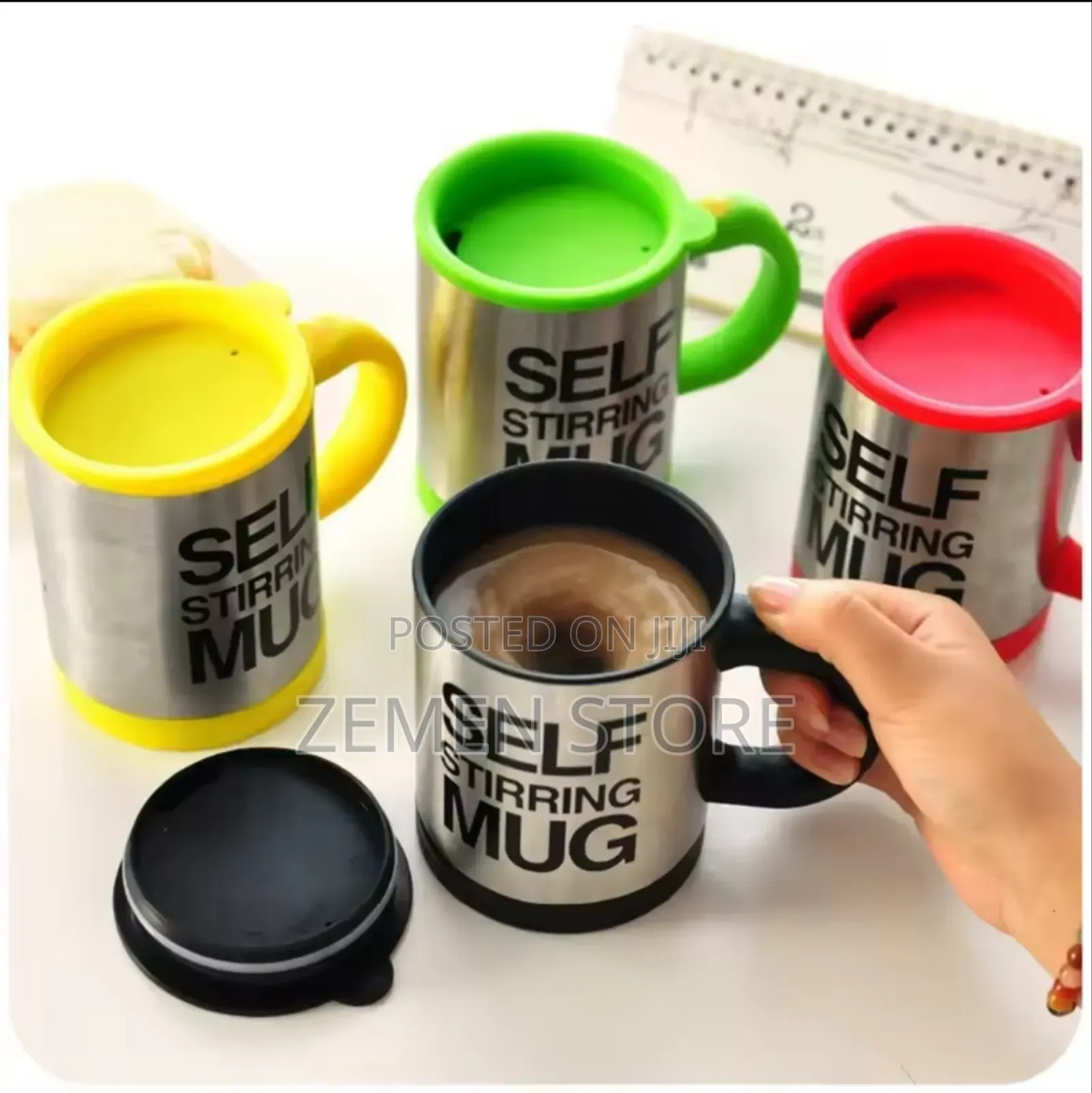 Self-Stirring Mug - Automatic Mixing Coffee Cup
